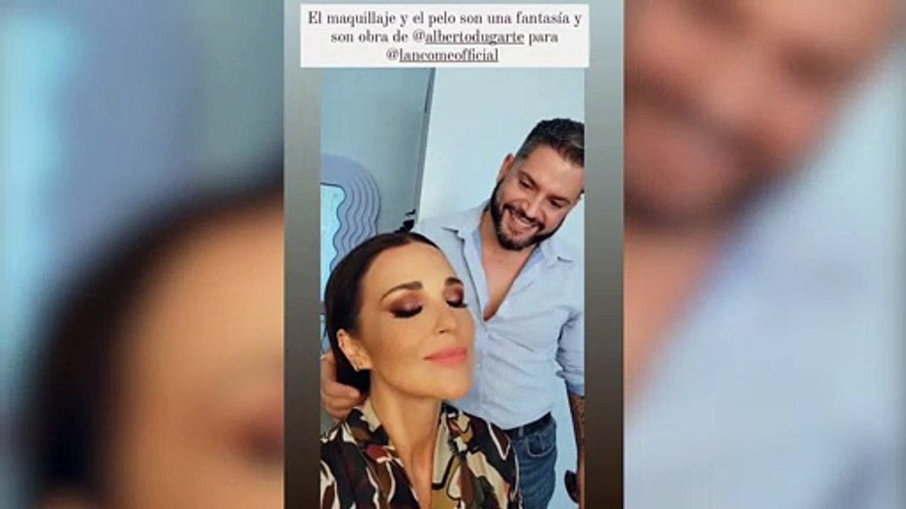 Paula Echevarria disfruta al máximo en las bodas de plata de unos amigos