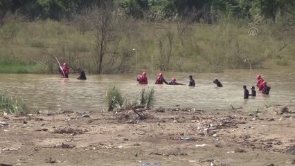 Sele kapılan operatörün bulunması için çalışmalar sürdü
