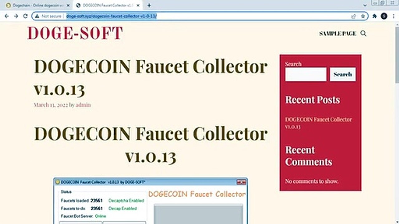 Faucet Collector- Bot for ALL faucets. Collects Bitcoin and Top Cryptocurre