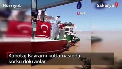 Kabotaj Bayramı kutlamasında korku dolu anlar