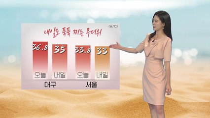 [날씨] 내일도 푹푹 찌는 무더위...남해안·제주 비 / YTN