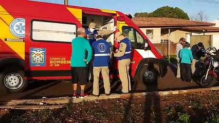 Acidente entre carro e moto é registrado no Bairro Floresta