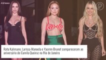 #CQ29: Camila Queiroz recebe amigos em aniversário no Rio. Veja looks dos famosos na festa!