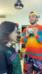 مشاعل الشحي وزوجها جابو العيد