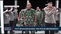 TNI POLRI Jalin Sinergitas Dan Solidaritas Di Hut Bhayangkara Ke-76