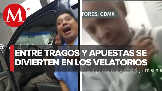 Trabajadores se divierten en horario laboral en velatorio del IMSS en Edomex