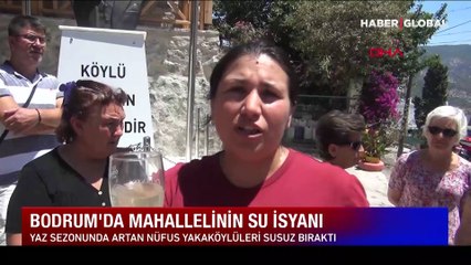 Download Video: Bodrum'da 10 gün boyunca sular akmadı, mahalleli isyan etti