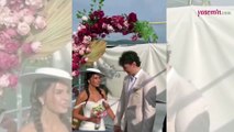 Ebru Şahin ve Cedi Osman evlendi! Ebru Şahin gelinliğiyle büyüledi