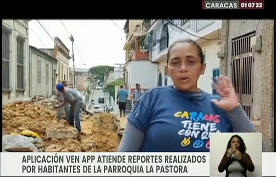 Caracas | Más de 4 mil familias beneficiadas con sustitución de 18 metros de tubería en La Pastora