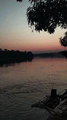 Senja diatas sungai musi