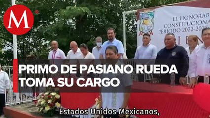 Rinde protesta como alcalde primo de Pasiano Rueda en Veracruz
