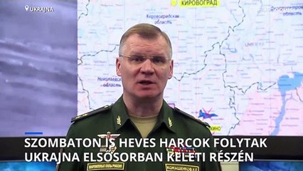 Szombaton tovább folytatódtak a harcok Ukrajna keleti-délkeleti részén