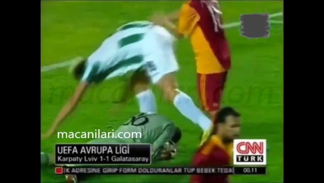 FC Karpaty Lviv 1-1 Galatasaray 26.08.2010 - 2010-2011 European League Play-Off Round 2nd Leg