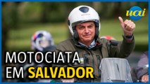 Bolsonaro participa de motociata em Salvador, Bahia