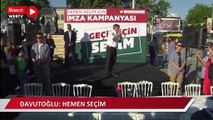 Gelecek Partisi, İstanbul'da erken seçim için imza kampanyası başlattı