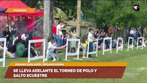 Se lleva adelante el torneo de polo y salto ecuestre