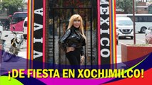 La 'Tigresa del Oriente ' se fue de fiesta a Xochimilco