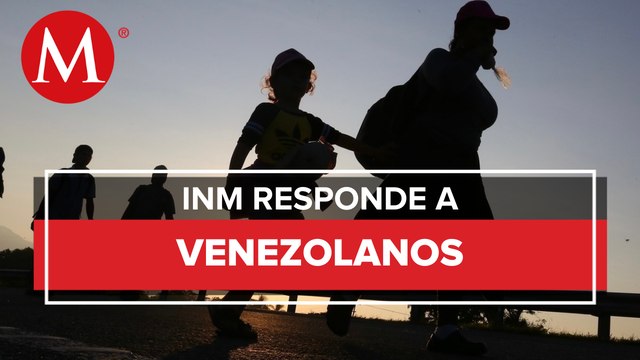 INM otorgará permisos temporales a caravana migrante venezolana