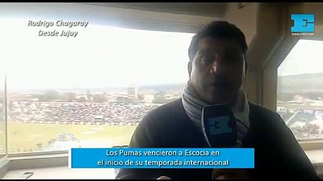 Los Pumas vencieron a Escocia en el inicio de su temporada internacional