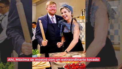 ¿Fue un error de moda? La reina Máxima de los Países Bajos sorprende con inusual accesorio