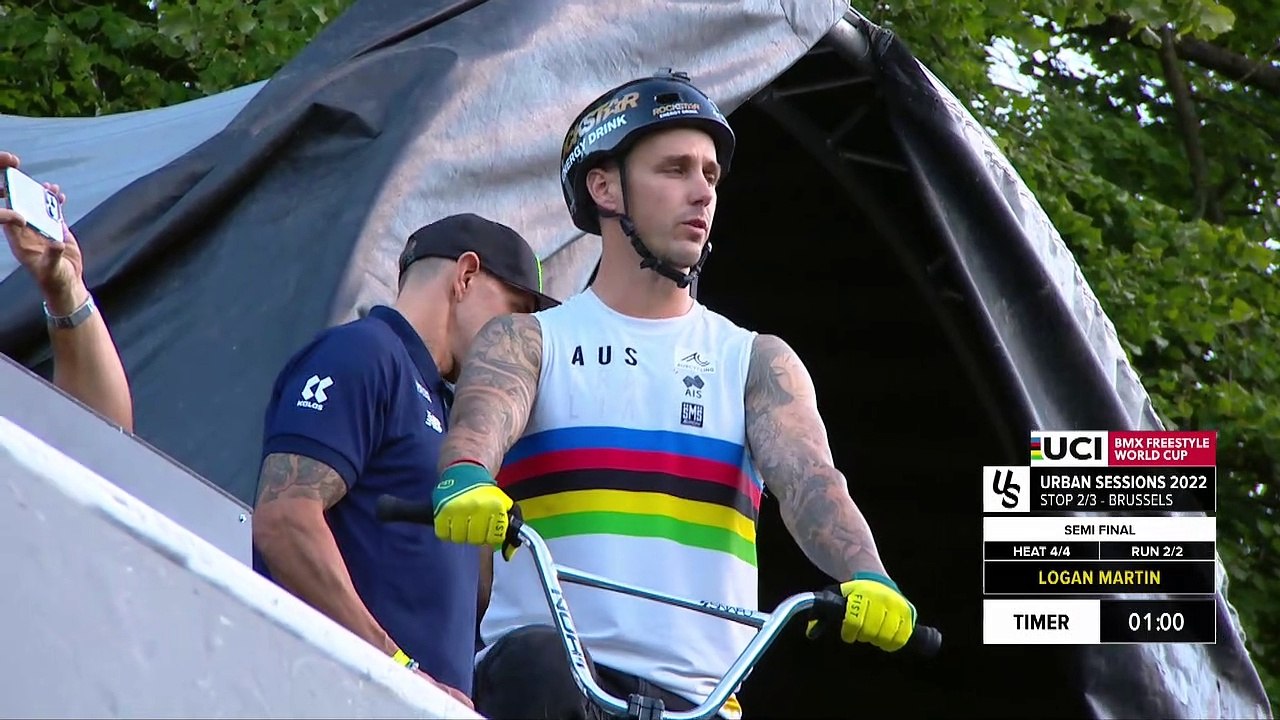 Logan Martin | 1st place - UCI BMX Freestyle Park World Cup Men Semi Final | Brussels Presented by FISE