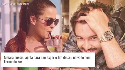 Maiara buscou ajuda para superar novo término de relacionamento com Fernando Zor. Entenda!