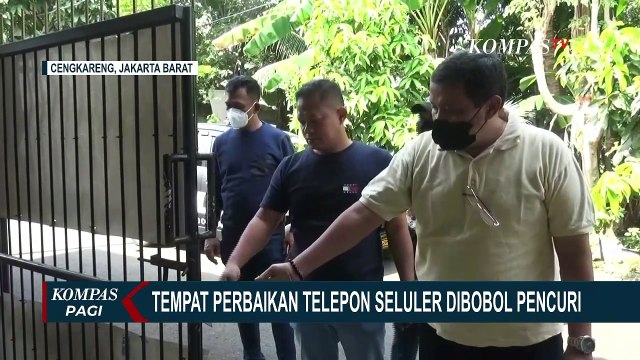 Tempat Service HP di Jakbar Dibobol Dua Pencuri, 80 Ponsel dan Emas Raib!