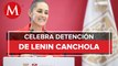 Tras detención de Lenin Canchola, bajarán delitos en CdMx: Sheinbaum