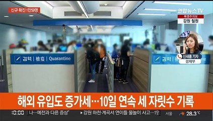 주말 효과에도 신규 확진 1만명대…반등세 확연