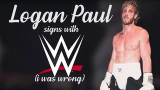 WWE officially signs LOGAN PAUL to a CONTRACT??!