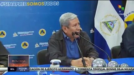 Nicaragua se mantiene alerta por lluvias tras el paso de Bonnie