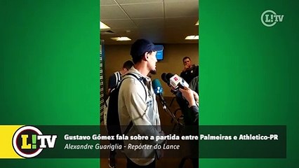 Gustavo Gómez fala sobre a partida entre Palmeiras e Athletico-PR