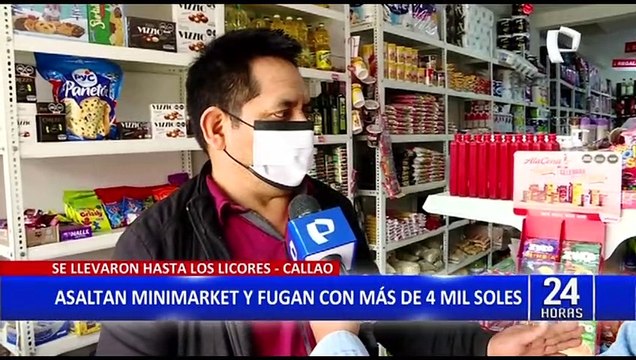 Callao: sujetos armados roban minimarket y se llevan S/ 4 000