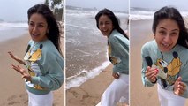 Shehnaaz Gill Beach पर Fun करते Super Cute Video Viral, Tides Turn करती... | Boldsky *Entertainment