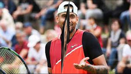 Nick Kyrgios Topples No. 4 Seed Stefanos Tsitsipas In Wild, Outburst-Filled Wimbledon Match