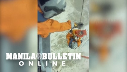 Rescue operations in the South China Sea after ship splits in two in typhoon