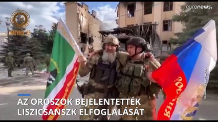 Az oroszok bejelentették Liszicsanszk elfoglalását, a csecsenek ünnepelnek