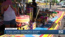 Supply chain issues impact firework displays around the state