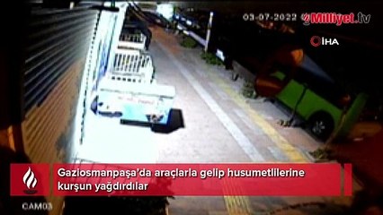 Gaziosmanpaşa’da dehşet! Kurşun yağdırdılar