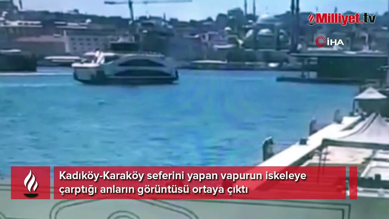 İstanbul Boğazı’ndaki vapur kazası! Yeni görüntü ortaya çıktı