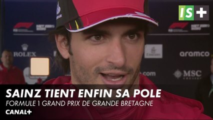 Sainz tient enfin sa pole - Formule 1 Grand prix de Grande Bretagne