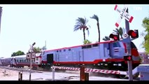 السيسى يشاهد فيلمًا تسجيليًا عن تطور سكك حديد مصر