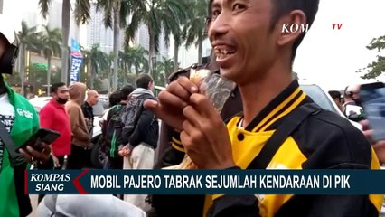 Hendak Kabur Usai Tabrak Sejumlah Kendaraan di PIK, Mobil Pajero Dikejar Massa!