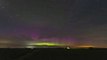 Una impresionante aurora boreal cubre el cielo de Minnesota