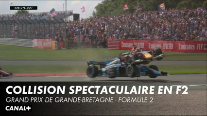 Crash extrêmement spectaculaire en F2 - Grand Prix de Grande-Bretagne - F1