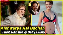 Aishwarya Rai Bachan Flaunt with heavy belly bump | Aishwarya Rai Pregnant | Bollywood Latest News