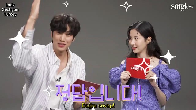 [Türkçe Altyazılı] Seohyun & Na Inwoo Singles Dergisi Pingpong Röportajı Jinxed at First