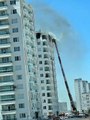 Son dakika haber: Diyarbakır'da 13 katlı binada yangın