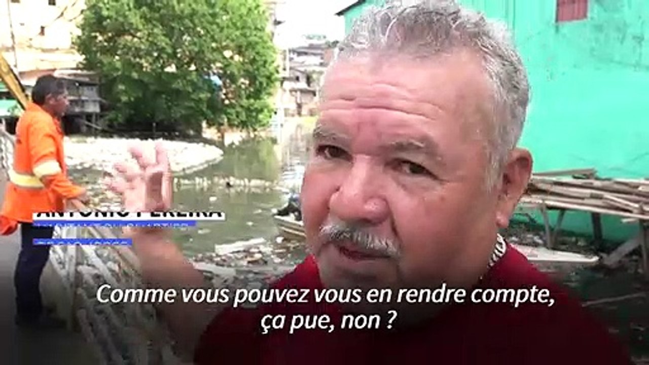 Brésil : des tonnes de déchets polluent les eaux de Manaus