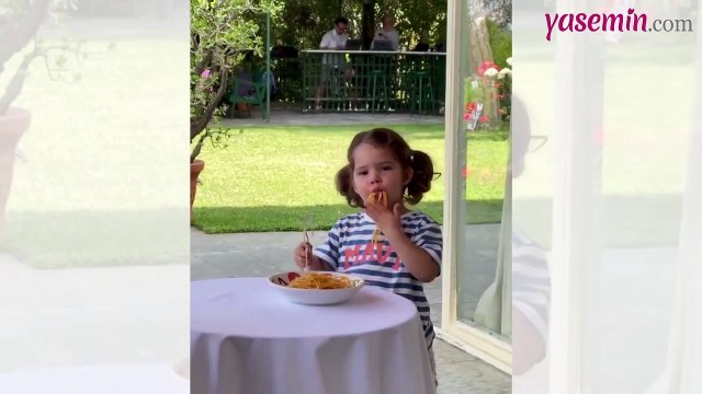 Hande Erçel'in yeğeni Mavi sosyal medya fenomeni oldu!